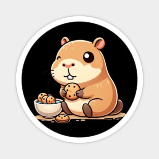 Japanese Art Pastry Foodie Cookie Cute Capybara Magnet